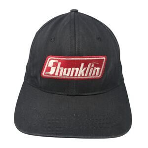 Shanklin Slideback Hat Black One Size Adjustable Leather Strap Cali Fame